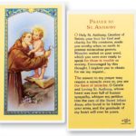 Saint Anthony Prayer Cards
