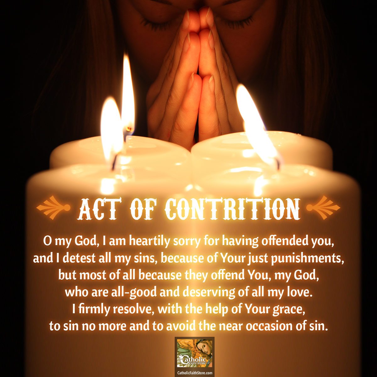 The Act of Contrition Catholic Faith Store Blog